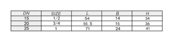 J9集团黄铜磁性带锁球阀290尺寸
